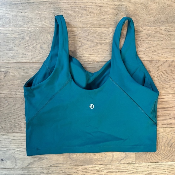 Lululemon Align™ Tank Top *Light Support, C/D Cup - Storm Teal - Sz 10 - Picture 4 of 5